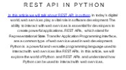 REST API in Python