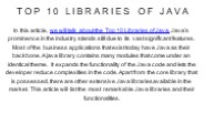 Top 10 Libraries of Java