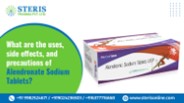 STERIS PHARMA | Uses, Side Effects & Precautions of Alendronate Tablets