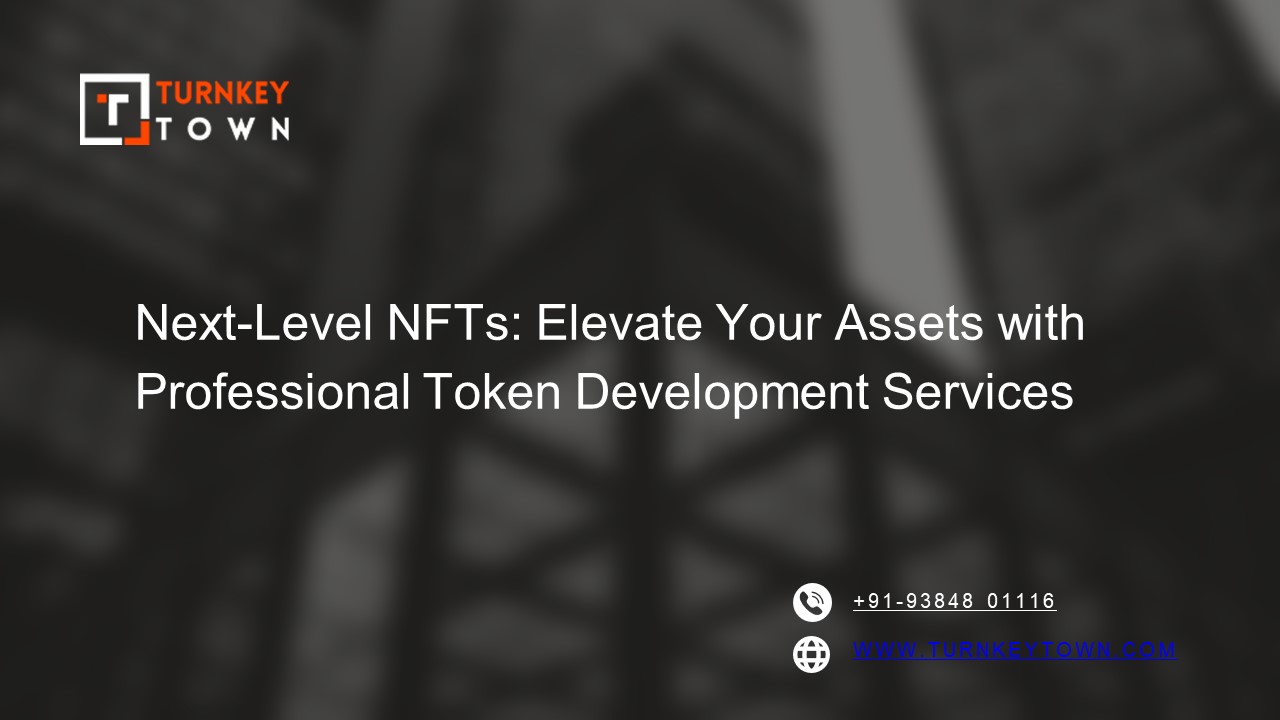 Next-Level NFTs: Elevate Your Assets with Professional Token Development Services