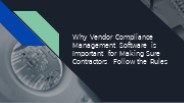 Vendor Compliance Management software2