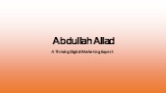 Abdullah Allad - Digital Marketing Expert