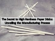 An Investigation of the relevance of high-density paper sticks