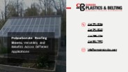 Applications of Polycarbonate Roofing Sheets