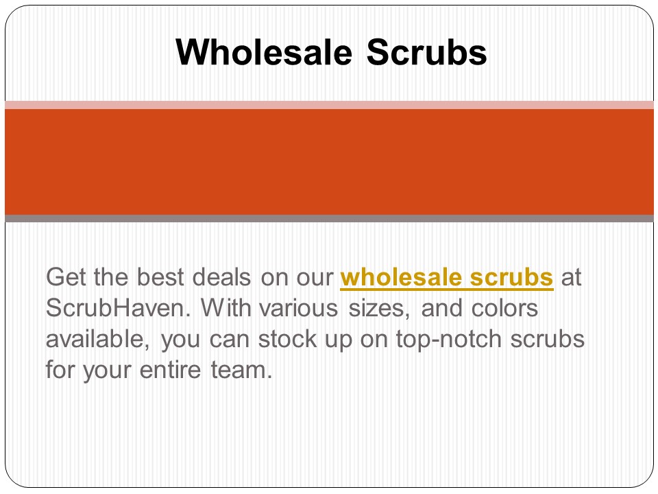 Wholesale Scrubs