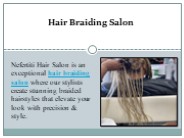 Hair Braiding Salon