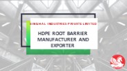 Step By Step Installation Process of HDPE Root Barriers