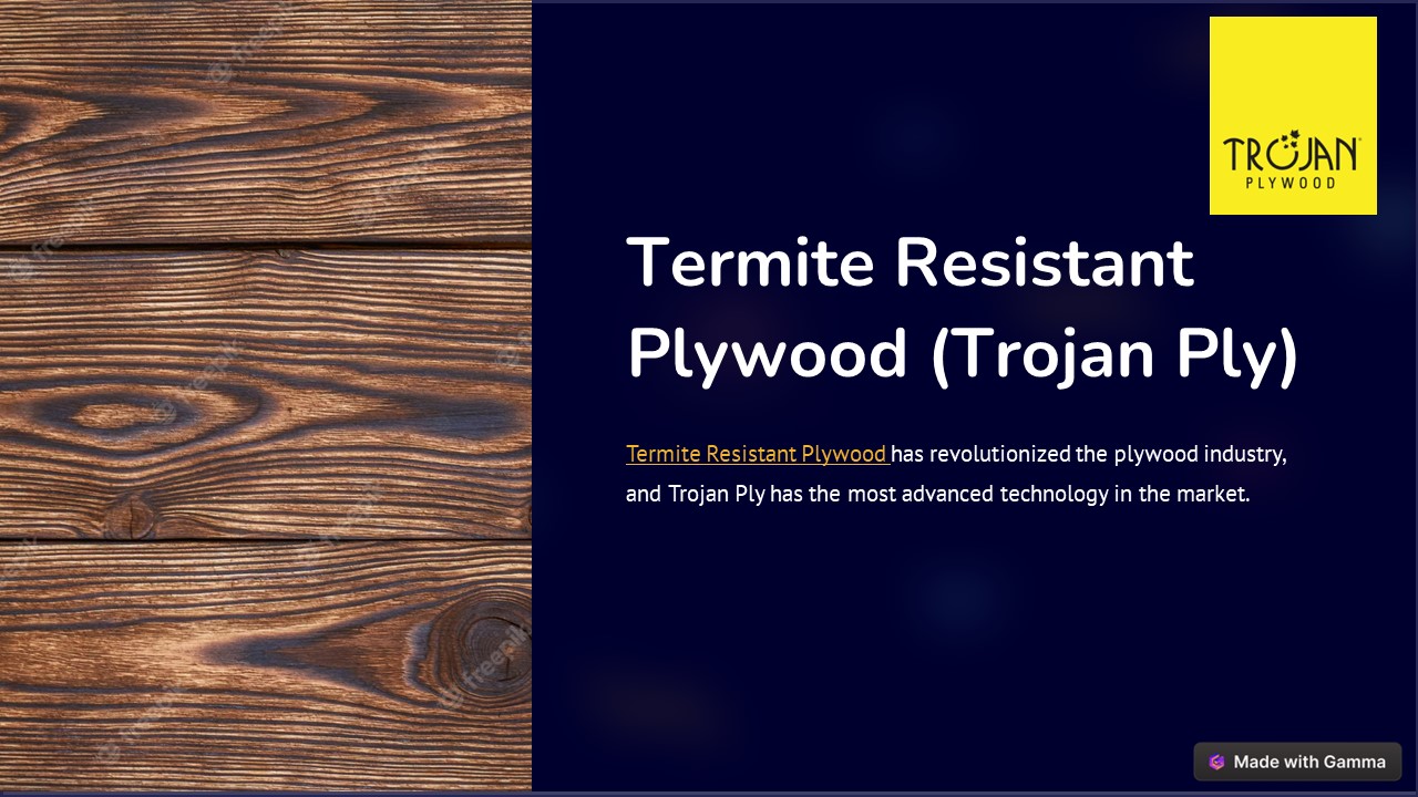 Termite Resistant Plywood