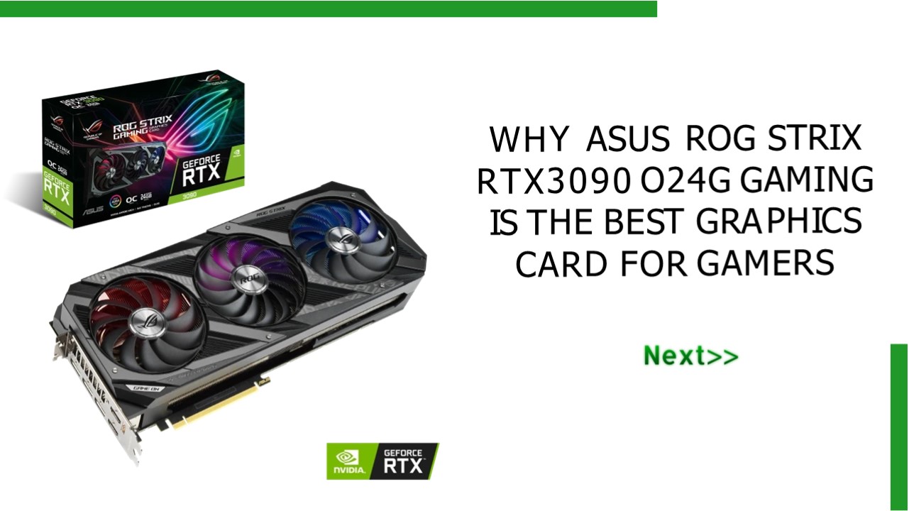 Asus Rog Strix RTX 3090 O24g Gaming Graphics Card for Gamers ...