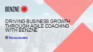 Driving Business Growth through Agile Coaching with Benzne
