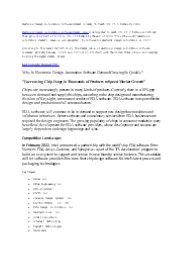 Electronic Design Automation Software Market