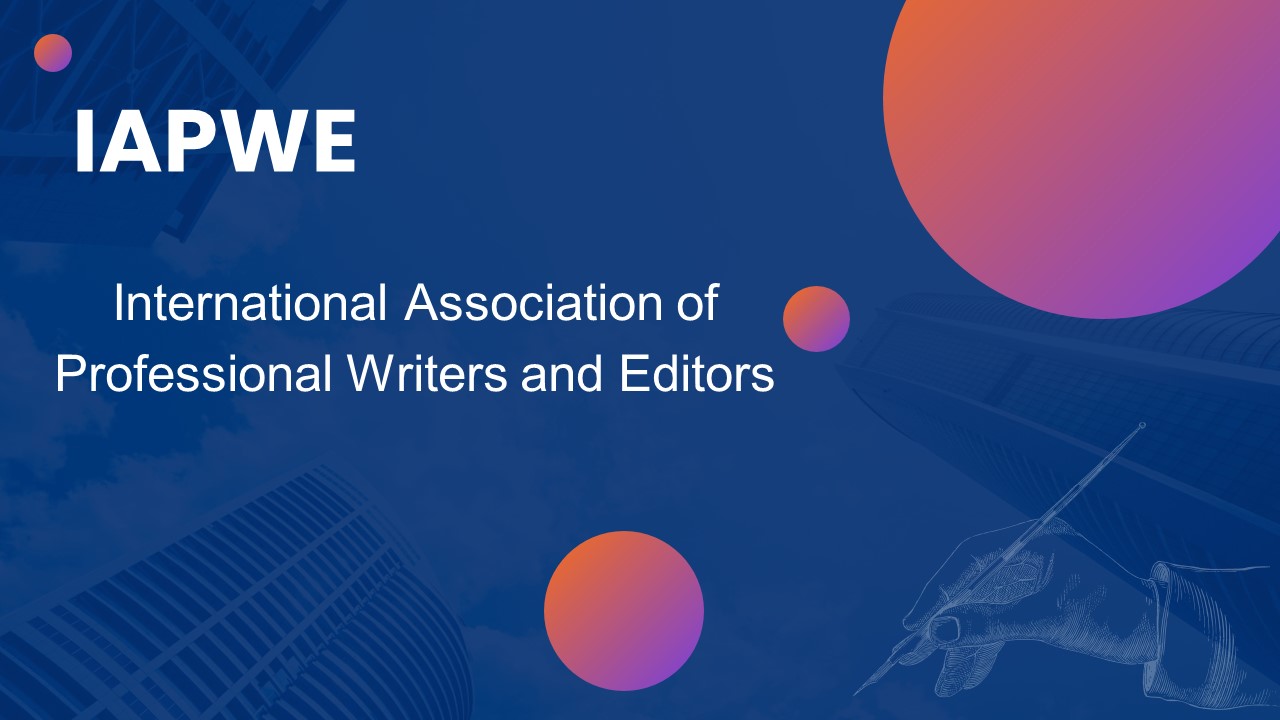 IAPWE(International Association of Professional Writers and Editors)