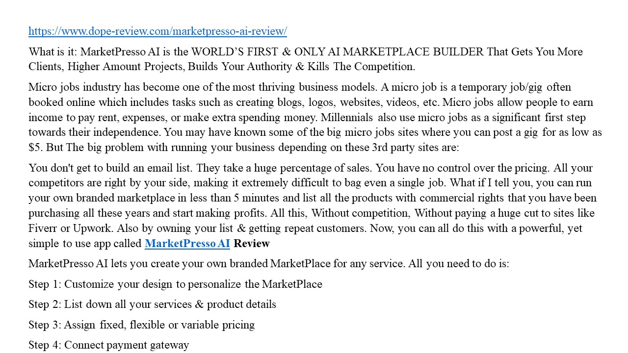 presentation player overlay