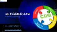Microsoft Dynamics CRM Training | MS Dynamics CRM Training
