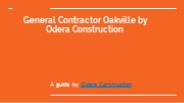 General Contractor Oakville by Odera Construction