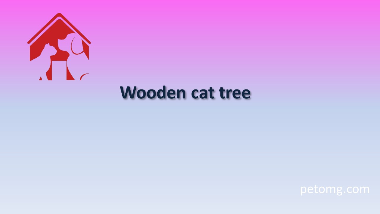Wooden Cat Tree