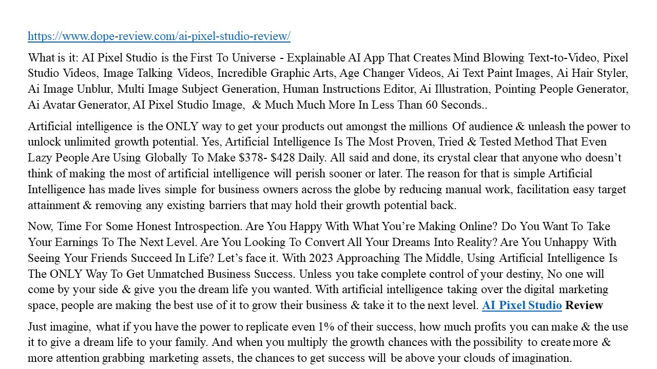 AI Pixel Studio Review