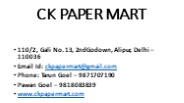 Position of Paper industry in India