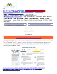 Global Market Ecosystem Analysis for Missile Seekers Market