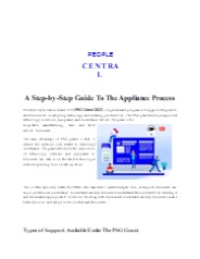 A Step-by-Step Guide To The Appliance Process