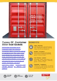 Best Container Door Seal Gaskets and Their Applications