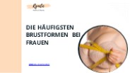 DIE HÄUFIGSTEN BRUSTFORMEN BEI FRAUEN