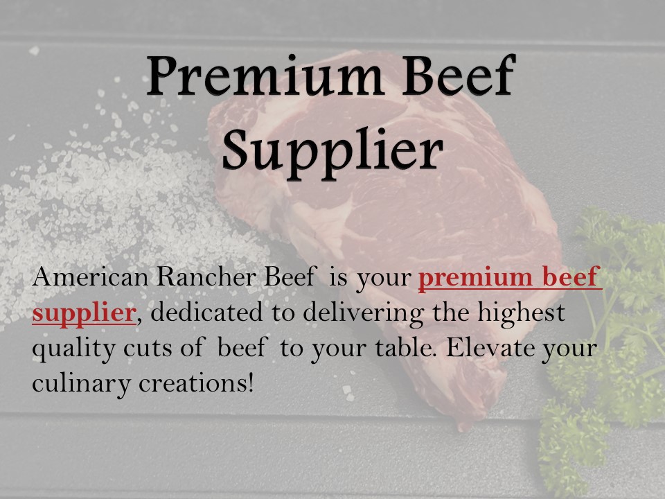 Premium Beef Supplier