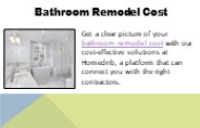 Bathroom Remodel Cost