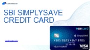 SBI SimplySAVE Credit Card