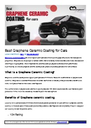 Best Graphene Ceramic Coating for Cars