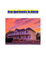 New Apartments In Athens