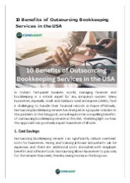 10 Benefits of Outsourcing Bookkeeping Services in the USA