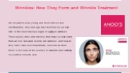 Wrinkles: How They Form and Wrinkle Treatment