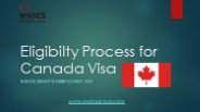Process of canada visa eligibility