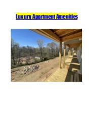 Luxury Apartment Amenities