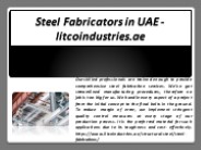 Steel Fabricators in UAE - litcoindustries.ae (1)