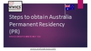 Process of Australia visa eligibility