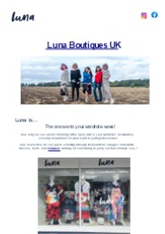 Womens Clothing Shop – Luna Boutiques