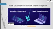 Web Development Vs Web App Development