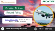 How do I get a refund from Frontier Airlines