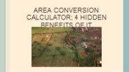 4 Benefits of It Area Conversion Calculator