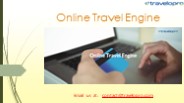 Online Travel Engine