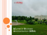 MBA at Aravali College of Engineering & Management