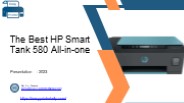 The Best HP Smart Tank 580 All-in-one