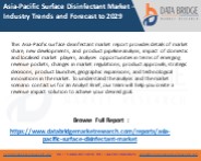 Asia-Pacific Surface Disinfectant Market
