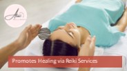 Promotes Healing via Reiki Services