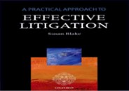 Download Book [PDF] A Practical Approach to Effective Litigation