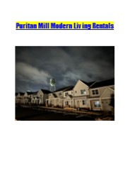 Puritan Mill Modern Living Rentals