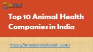 Top 10 Animal Health Companies in India