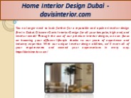 Home Interior Design Dubai - davisinterior.com